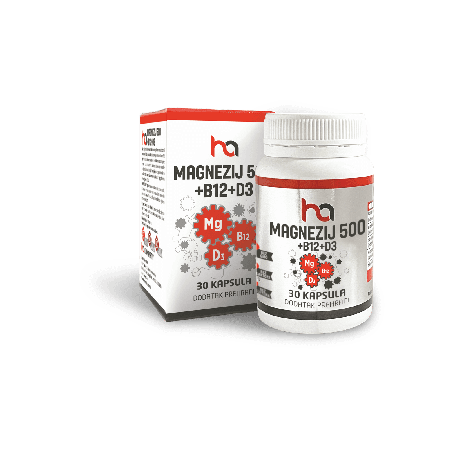MAGNEZIJ 500 + B12 + D3 HA